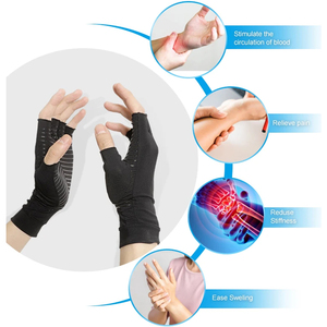 Penjualan Terbaik sarung tangan tembaga kompresi olahraga untuk pemulihan cepat dan dukungan infusi pereda nyeri untuk tangan - Product Image 4