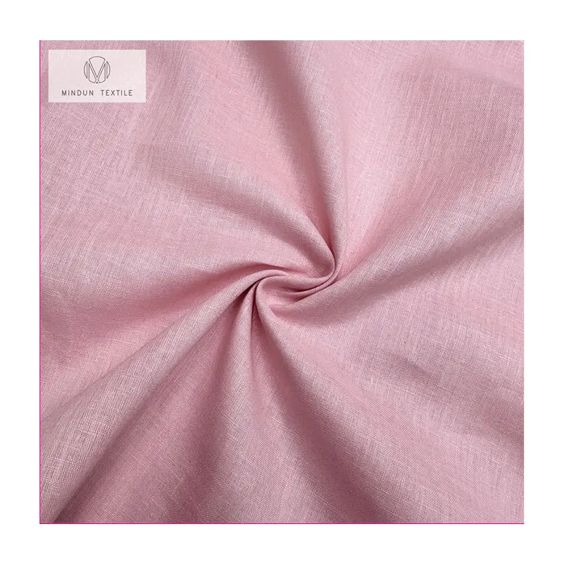 Mindun promotionnel usine Spot impression Style lin coton tissu impression numérique 90GSM pour robe voiture chemise vêtements sac
