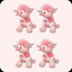 Pink <b>Cow</b> Plush Toy Glowing <b>Cow</b> 2 To 4 Years Unisex Household Daily Necessities - Product Image 5