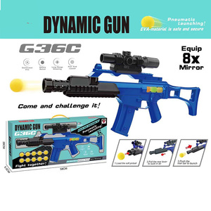 Chụp trò chơi trẻ em chơi đồ chơi đầy màu sắc EVA mềm bọt phi tiêu Blaster - Product Image 3