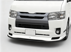 Lèvre avant pour Hiace 2015, carrosserie étroite, pare-chocs ABS noir carbone, haute qualité, neuf, pour accessoire de carrosserie Hiace KDH 200 - Product Image 6