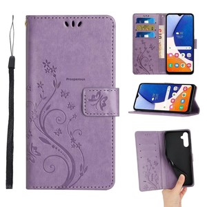 Funda para <span class=keywords><strong>iPhone</strong></span> 17 Pro con Diseño de Mariposa en Relieve; Funda Tipo Flip para Samsung S25 FE con Ranuras para Tarjetas y Protección Contra Caídas - Product Image 3