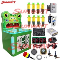 Kit DIY de machine de jeu d'arcade pour enfants, jeu de récompense Whack-a-Mole avec marteau à monnayeur, en plastique et métal, version anglaise