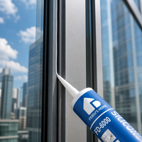 Scellant silicone structurel neutre FEIDU FD-6000 pour murs-rideaux et fenêtres à double vitrage - Utilisation en gros pour la construction (OEM)
