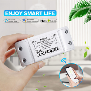 MoesHouse Zhejiang WIFI Tuya Interruptor de seguridad para el Hogar Inteligente Equipo Aplicación Control remoto Temporizador Dispositivo Alexa - Product Image 2
