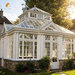 MILY Customized Garden Decoration Large Metal Gazebo Victorian <strong>Greenhouse</strong> <strong>for</strong> Sale - Product Image 4
