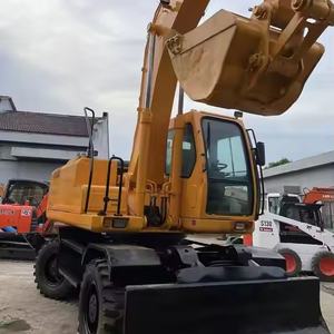 Excavadora de ruedas Hyundai 210W-7 210W-9 usada, precio competitivo, 21 toneladas, condiciones de trabajo perfectas, maquinaria de construcción, caja de cambios - Product Image 2