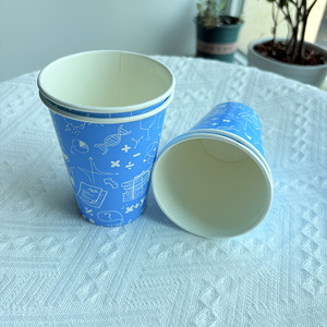 1000 Uds. Vasos de papel de pared doble desechables impermeables ecológicos personalizados de 12oz con logotipo personalizado para cafetería de oficina de empresa - Product Image 3