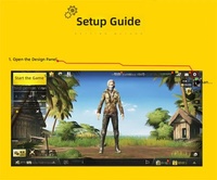 Manette de jeu mobile AK66 à six doigts pour PUBG, déclencheurs de tir L1R1, joystick, manette de jeu pour téléphone portable