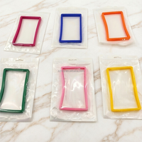MILAIYOU Porte-cartes d'identité et de crédit en silicone personnalisable, protection de passeport sans fermeture, style tendance, gravure laser/transfert thermique/soie