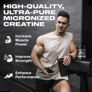 Creatina Pura Personalizzata 400g, Lavorazione OEM, Integratore in Polvere Senza Sapore per lo Sviluppo Muscolare ed Energia - Product Image 3