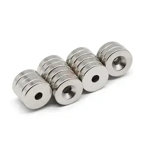 Wholesale Neodymium Magnets Strong Magnetic Force Round Neodymium Magnet With Countersunk Hole For Screw