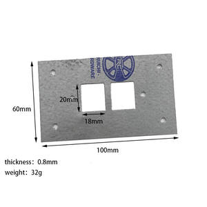 補修プレート/穴あきプレート亜鉛メッキ鋼木材木材コネクタ - Product Image 3