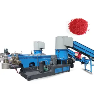 PP PE film Plastic pelletizing machine granulating machine with Compactor