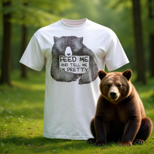 Camiseta Alimenta-me y dile que soy bonita, oso pardo - Product Image 3