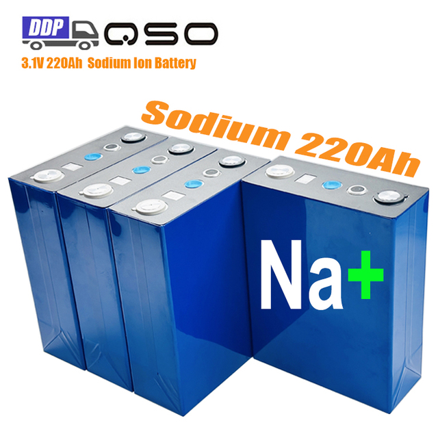 QSO Natrium-ionbatterijen Grade a Brand New Sodium Ion Batteries 3.1V 210Ah Prismatic Cell for 12V 48V Home Solar Energy System