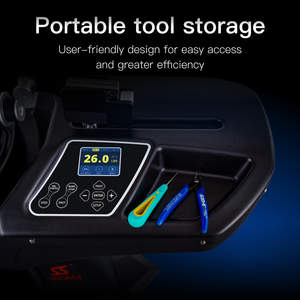 Machine à cordage automatique <span class=keywords><strong>électrique</strong></span> pour raquettes de tennis et de badminton, couleur noire, SIBOASI S3169, avec une qualité la plus stable - Product Image 2