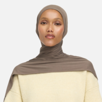 Hijab en jersey de bambou léger 2026, logo personnalisé imprimé, marque privée, fournisseur d'usine