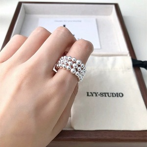 Anillo de Plata de Ley S925 Lyy Studio para Mujer, Anillo de Dedo Índice para Uso Diario - Product Image 1