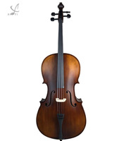 Wholesale Natural Flame Maple Full Size Professional Cello 4/4 Instrument