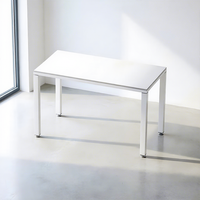 Bureau modulaire en bois 120x60x75cm, poste de travail informatique moderne, mobilier de bureau, cabine de travail