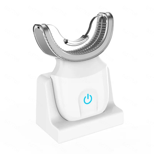 Cepillo de Dientes Eléctrico Sónico Inteligente Automático Tipo U con 4 Modos, Dispositivo de Blanqueamiento Dental con Carga USB y Luz Azul - Product Image 1