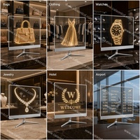 Écran OLED transparent de 77 pouces LE770PQL-HPA2 120Hz 4K, affichage numérique tactile pour intérieur, centre commercial