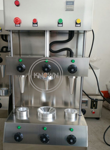 Máy Làm Bánh Pizza Hình Nón Bằng Thép Không Gỉ Theo Phong Cách Mới Hàng OEM Bán Chạy Khuôn Hai Ô Khuôn Làm Bánh Pizza - Product Image 5