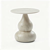 Table basse de luxe moderne en métal doré et verre de style nordique pour salon
