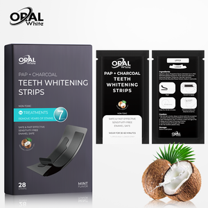 Tiras de Clareamento Dental com Carvão Ativado Marcas Privadas Altamente Eficazes na Remoção de Manchas e Restauração da Cor Original dos Dentes - Product Image 2