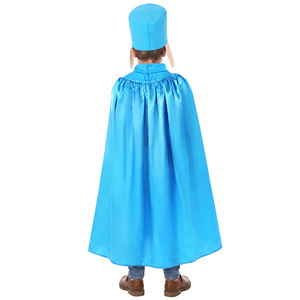 Disfraz de Perro Detective para Niños, Capa Azul, Sombrero, Traje de Policía Canina, 5-7 Años, Disfraz para Actuaciones - Product Image 4