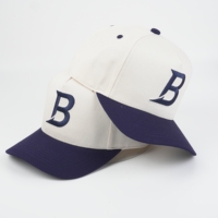 Op maat gemaakte OEM baseballcaps met logo, groothandel, gestructureerd frame, 100% katoen, standaard 5-delige, tweekleurige, unisex, sport, verstelbare achtergesp