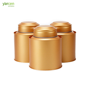Tùy Chỉnh Kín Kín Vòm Đôi Nắp Tinplate Canister Cà Phê Kim Loại Hộp Trà Tròn Hộp Jar Dome Nắp <span class=keywords><strong>Tin</strong></span> Có Thể Với Nắp Bên Trong - Product Image 1