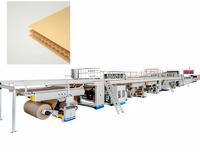 Machines de fabrication de carton, ligne de production de papier ondulé moyen pour boîtes en carton