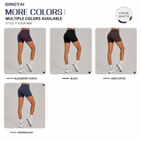 Shorts de yoga pour femme effet seconde peau, ultra doux, moulant, séchage rapide, taille haute, extensible dans quatre directions, pour la gym, le fitness et l'entraînement, style cycliste CE