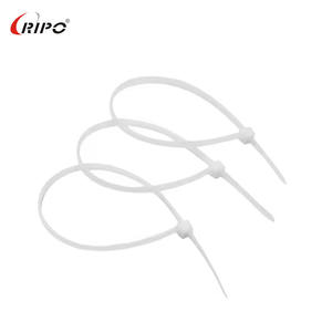 Brida de nailon RIPO, 4*300mm, blanco, 100 piezas por paquete - Product Image 1