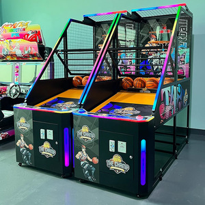 Gioco di Basket Elettronico a Gettoni con Punteggio <span class=keywords><strong>per</strong></span> <span class=keywords><strong>Adulti</strong></span> e Bambini, Macchina da Gioco Commerciale di Lusso Pieghevole - Product Image 3