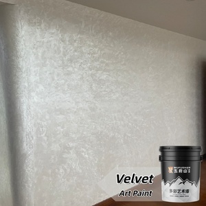 Peintures murales intérieures Wufushan, <span class=keywords><strong>latex</strong></span> <span class=keywords><strong>acrylique</strong></span> liquide, métal, velours, revêtement imperméable <span class=keywords><strong>pour</strong></span> bâtiment, application au pinceau ou au rouleau - Product Image 6