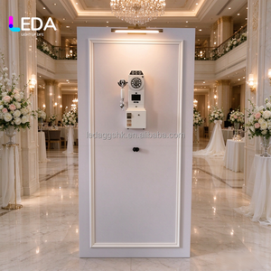 LEDA Cabine téléphonique rétro pour livre d'or audio de mariage, cabine téléphonique vintage pour messages vocaux, pour événements, mariages et arrière-plans photo - Product Image 4