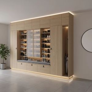 Mobiletto Portascarpe Ultra-Sottile e Resistente, Moderno, Grande Capacità, con Apertura a Conchiglia, <span class=keywords><strong>Arredamento</strong></span> per <span class=keywords><strong>Soggiorno</strong></span> - Product Image 2