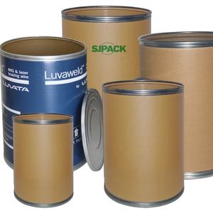 Barril de Cartón Kraft Sellado a Prueba de Humedad de 155L, 41 Galones - Product Image 1