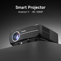 Proyector Nativo 1080p con Soporte 4K, 1900 ANSI, Contraste 22000:1, Enfoque Automático, Corrección Trapezoidal 4D, USB, Altavoces Integrados, Portátil