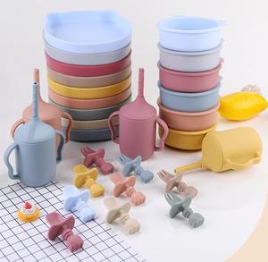 ชุดจานชามซิลิโคนแบบดูดสำหรับทารก<span class=keywords><strong>6</strong></span> + <span class=keywords><strong>เดือน</strong></span> - Product Image 4