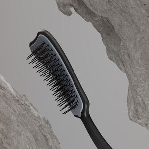 แปรงหวีผมแบบเปียก สำหรับผมพันกัน ดีไซน์หรูหรา พร้อมใบไม้กล้วยแบบมีรูระบายอากาศ ถอดออกได้ ทำความสะอาดตัวเองได้ ขนแปรงไนลอนนุ่มพิเศษ สำหรับผู้หญิงและผู้ชาย - Product Image 5