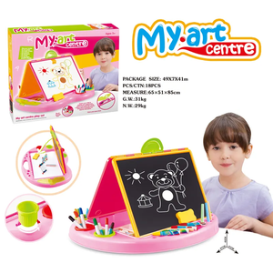Mesa de Dibujo para Niños, Juguetes para Niñas, Pizarra de Doble Cara Borrable para Niños - Product Image 6
