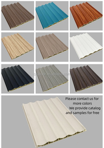 Gỗ Veneer Tre Nhựa Thân Thiện Với Môi Chống Cháy Chống Ẩm 3D Tường Bảng Điều Chỉnh Flauled Lượn Sóng Thiết Kế Cho Phòng Ngủ - Product Image 3