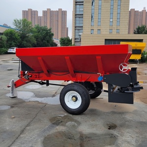 Prix EXW - Remorque épandeur d'engrais pour fumier animal agricole de 8 m³ avec boîte de vitesses, puissance 90-120 CV, largeur d'épandage 2-6 m - Product Image 1