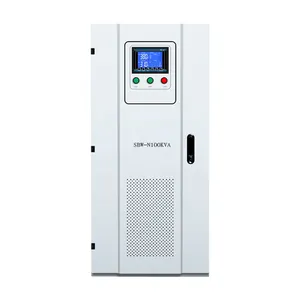 Estabilizador de voltaje trifásico de Venta caliente 100kva 480V 440V 220V 50/60Hz Reguladores de voltaje Estabilizadores