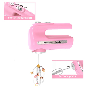 May Mắn Đồ Chơi Cầm Tay Nhỏ Trộn Trứng Beater <span class=keywords><strong>Mixer</strong></span> Đồ Chơi Điện Bảng Đứng Cầm Tay Thực Phẩm Trộn Bát Cho Trẻ Em Giả Vờ Chơi - Product Image 2