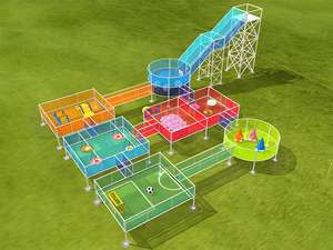 Carnaval extérieur Amusement pour enfants Cadres d'<span class=keywords><strong>escalade</strong></span> Trampoline Aire de jeux Corde Net Parc <span class=keywords><strong>Mur</strong></span> Jeux d'<span class=keywords><strong>escalade</strong></span> pour enfants - Product Image 2